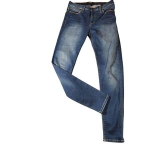 Hudson Nico Super Skinny Jeans Womens 27 Blue Medium Wash Denim Pants Mid Rise